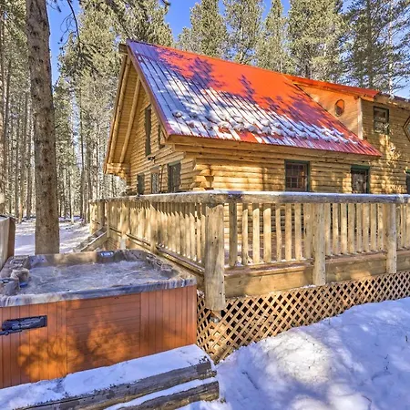 Rustic Breckenridge Cabin With Private Hot Tub Exterior photo